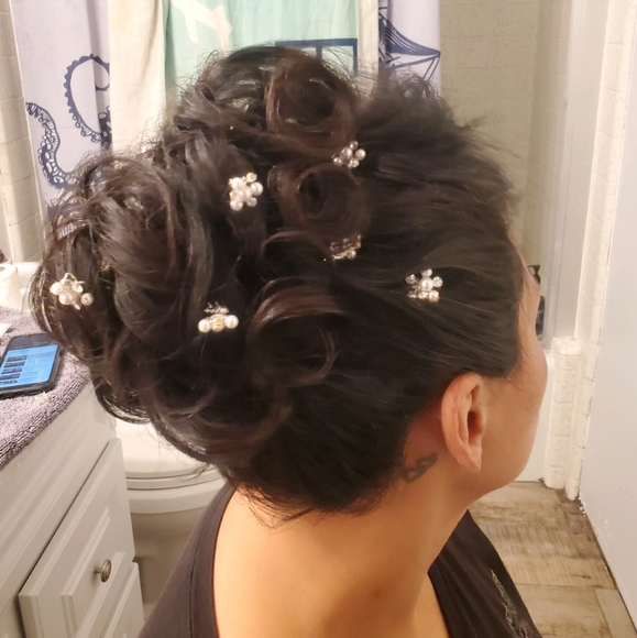 Bridal Hair Pins - Picture 7 of 7